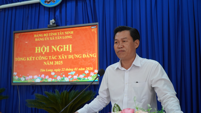 X&atilde; T&acirc;n Long: Tổng kết c&ocirc;ng t&aacute;c x&acirc;y dựng Đảng năm 2025