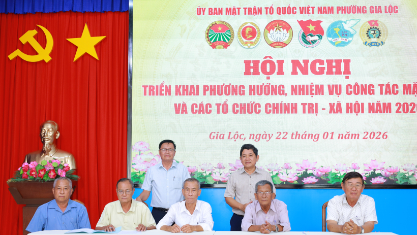 Phường Gia Lộc tổng kết c&ocirc;ng t&aacute;c Mặt trận v&agrave; c&aacute;c tổ chức ch&iacute;nh trị &ndash; x&atilde; hội năm 2025