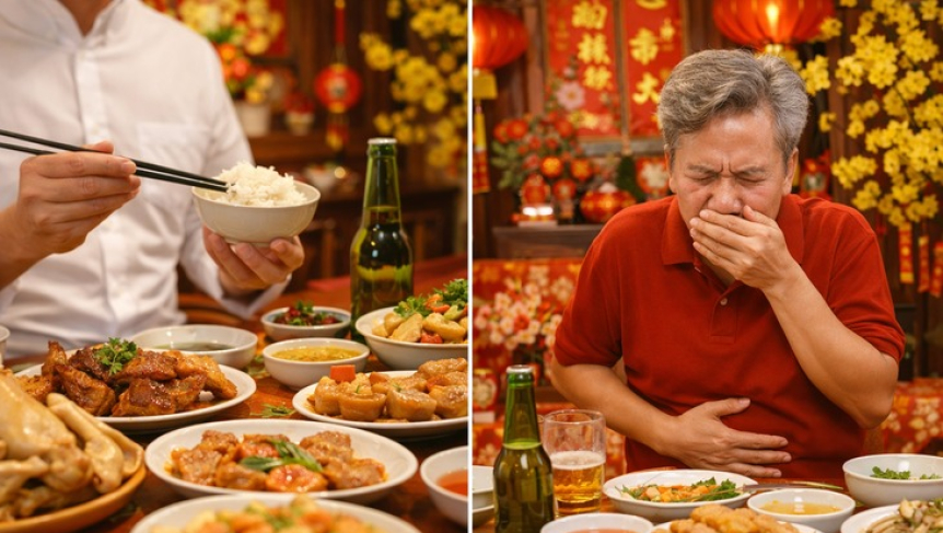 Ăn uống ng&agrave;y cận Tết thế n&agrave;o để kh&ocirc;ng qu&aacute; tải gan, dạ d&agrave;y?