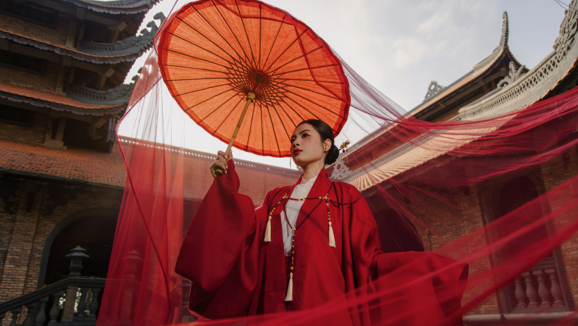 Diện cổ phục chụp ảnh tết