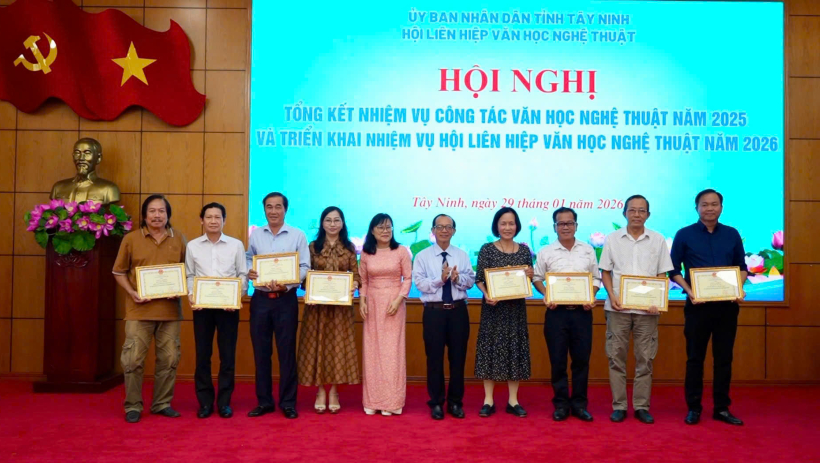 Hội Li&ecirc;n hiệp Văn học Nghệ thuật tỉnh T&acirc;y Ninh tổng kết nhiệm vụ c&ocirc;ng t&aacute;c năm 2025