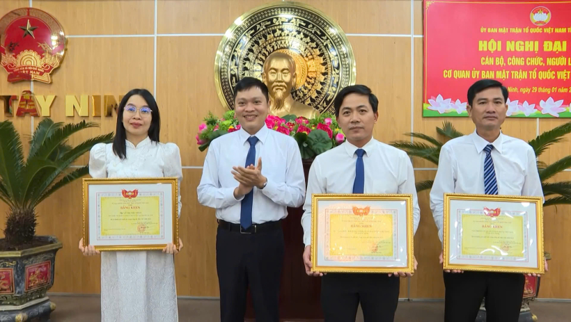 Hội nghị c&aacute;n bộ, c&ocirc;ng chức, người lao động cơ quan UBMTTQ Việt Nam tỉnh T&acirc;y Ninh năm 2026