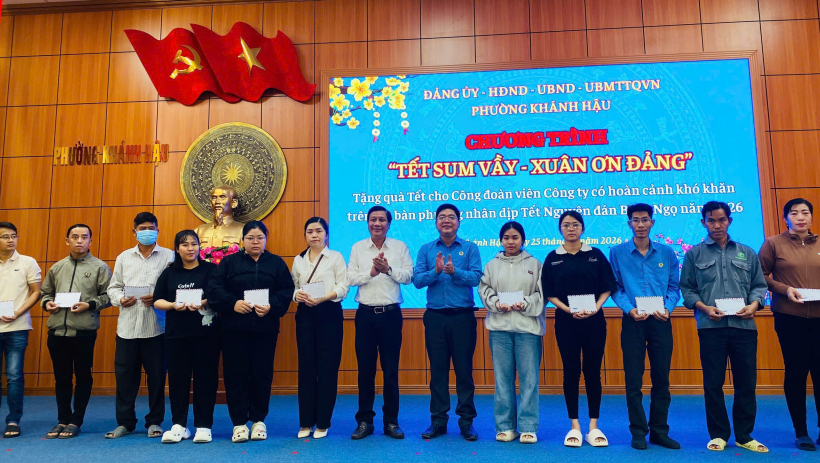 Đồng h&agrave;nh c&ugrave;ng doanh nghiệp chăm lo tết cho c&ocirc;ng nh&acirc;n lao động