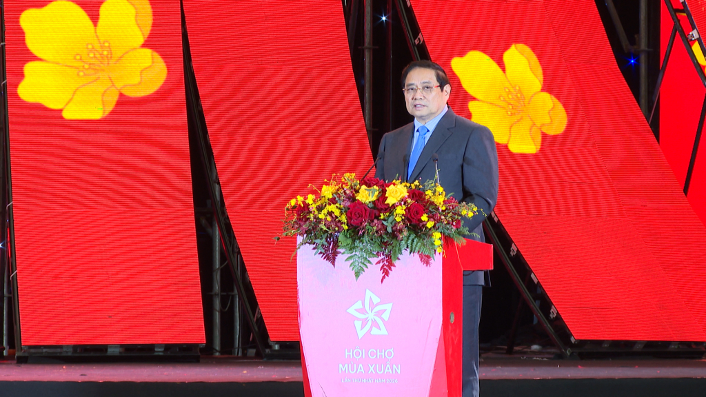 Thủ tướng Chính phủ Phạm Minh Chính phát biểu tại lễ khai mạc