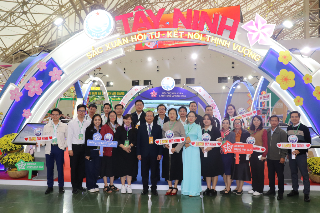 Gian hàng Tây Ninh gây ấn tượng tại Hội chợ Mùa Xuân lần thứ nhất năm 2026